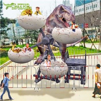 Dinosaur tema nöjesutrustning