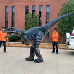 Robotsimulering Velociraptor mekanisk kostym
